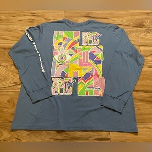 MTV Blue Graphic Tee